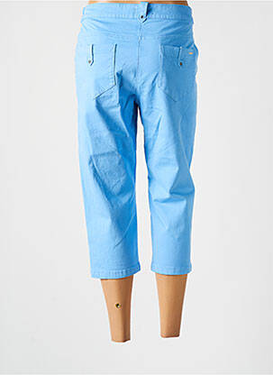 Pantacourt taille élastique taille normale bleu SAINT JAMES femme