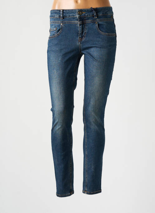 Jeans coupe slim bleu FREEMAN T.PORTER pour femme