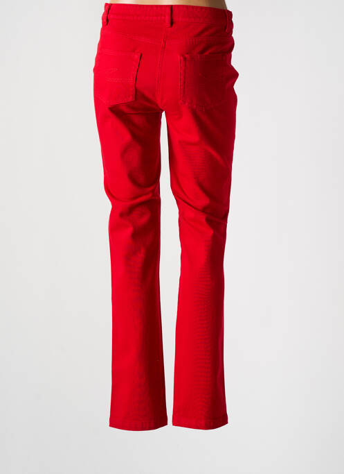 Jeans coupe slim rouge SAINT JAMES pour femme