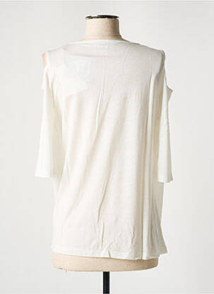 Top tissage jersey blanc BLANC BOHEME femme