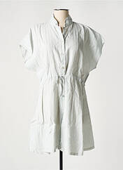 Robe courte gris BLANC BOHEME pour femme seconde vue