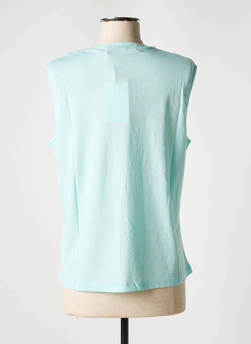 Débardeur bleu BLANC BOHEME pour femme