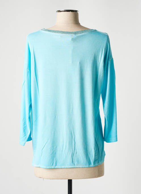 Top bleu BLANC BOHEME pour femme