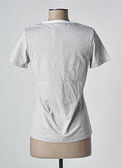 T-shirt gris BLANC BOHEME pour femme seconde vue