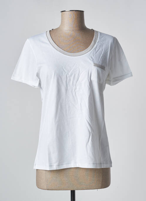 T-shirt blanc BLANC BOHEME pour femme