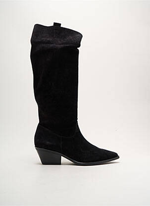Bottes cubain talon de 4 à 6cm noir LOIE ISTANBUL femme