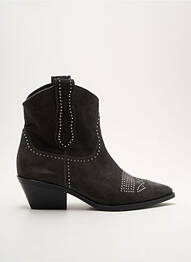 Bottines/boots bout pointu talon de 4 à 6cm gris LOIE ISTANBUL femme