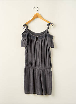 Combishort fermeture boutonnée au dos manches courtes gris BECKARO fille