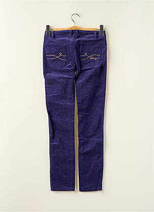 Pantalon slim taille basse violet DKNY fille