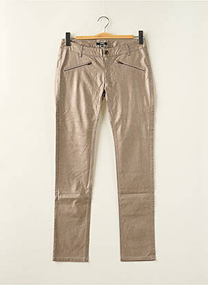 Pantalon slim marron DKNY pour fille