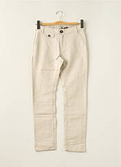 Pantalon slim beige JEAN BOURGET pour garçon seconde vue