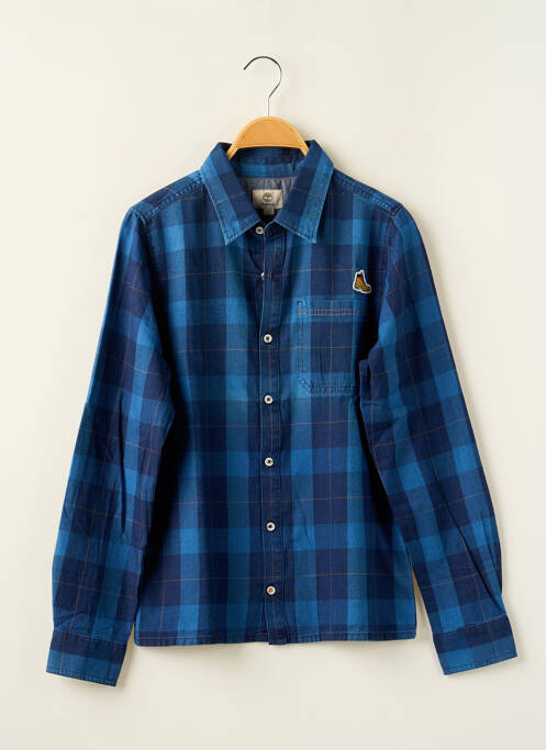 Chemise manches longues bleu TIMBERLAND pour garçon