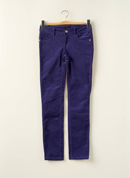 Pantalon slim violet DKNY pour fille