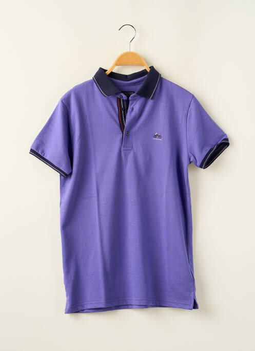 Polo violet NUKUTAVAKE pour garçon