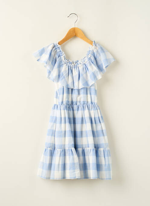 Robe mi-longue bleu MAYORAL pour fille