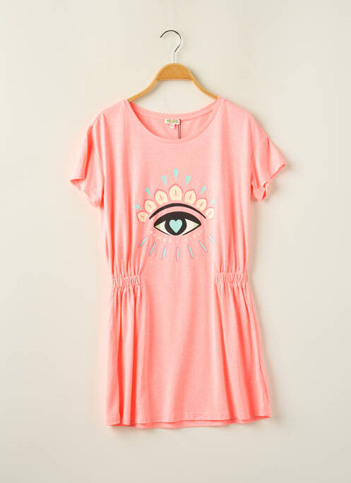 Robe mi-longue rose KENZO pour fille