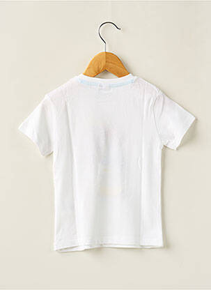 T-shirt tissage jersey manches courtes blanc 3 POMMES garçon
