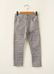 Jeans coupe slim gris 3 POMMES pour fille seconde vue