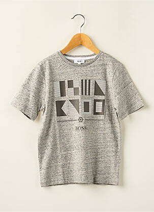 T-shirt gris HUGO BOSS pour garçon