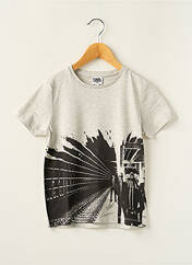 T-shirt gris KARL LAGERFELD pour garçon seconde vue