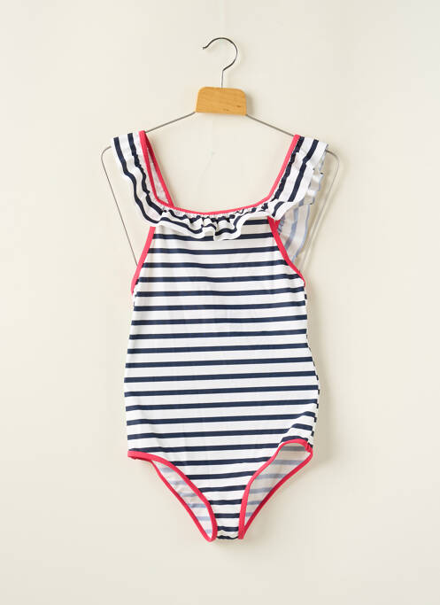 Maillot de bain 1 pièce bleu 3 POMMES pour fille