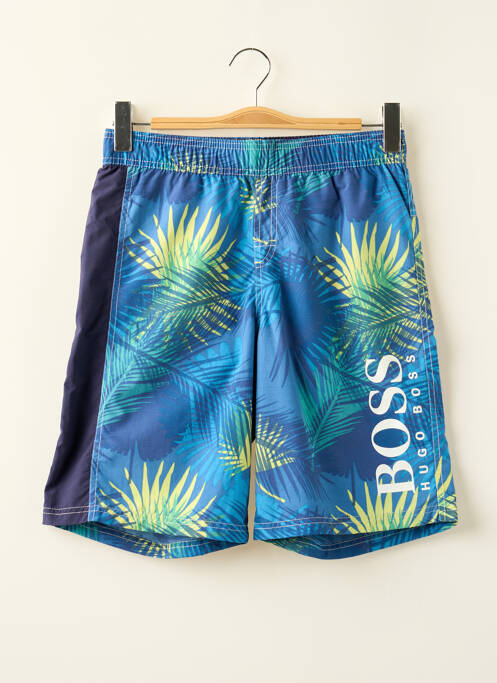 Short de bain bleu HUGO BOSS pour garçon