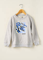 Sweat-shirt gris KENZO pour garçon seconde vue