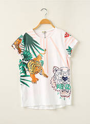 T-shirt blanc KENZO pour fille seconde vue