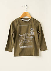 T-shirt vert TIMBERLAND pour garçon seconde vue