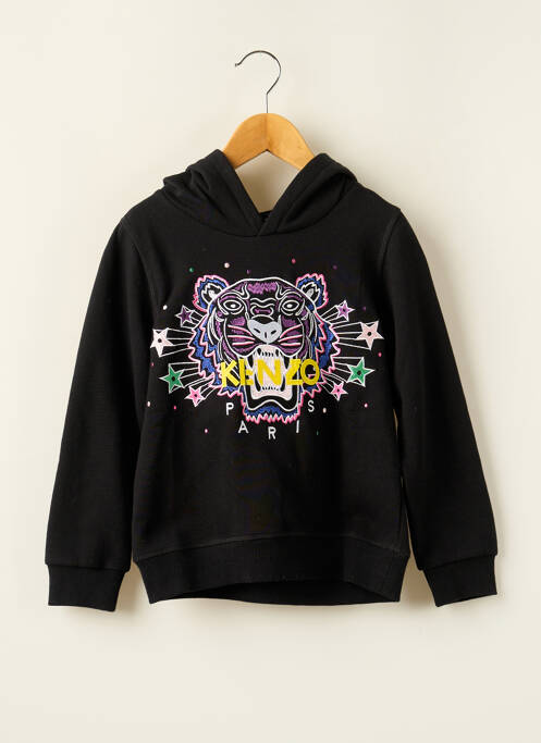 Sweat-shirt noir KENZO pour fille