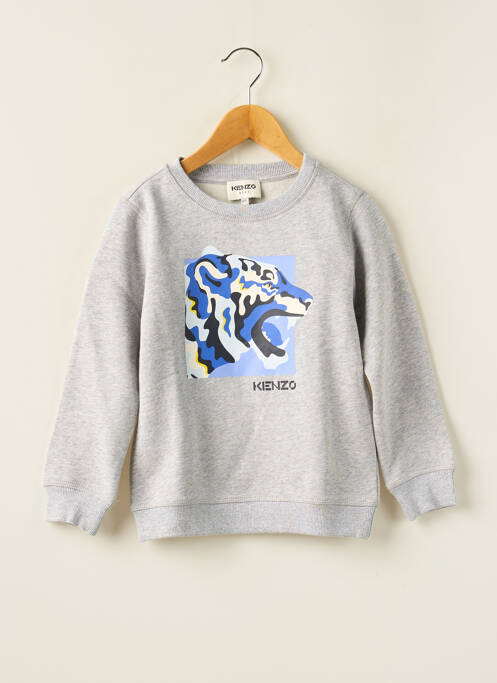 Sweat-shirt gris KENZO pour garçon