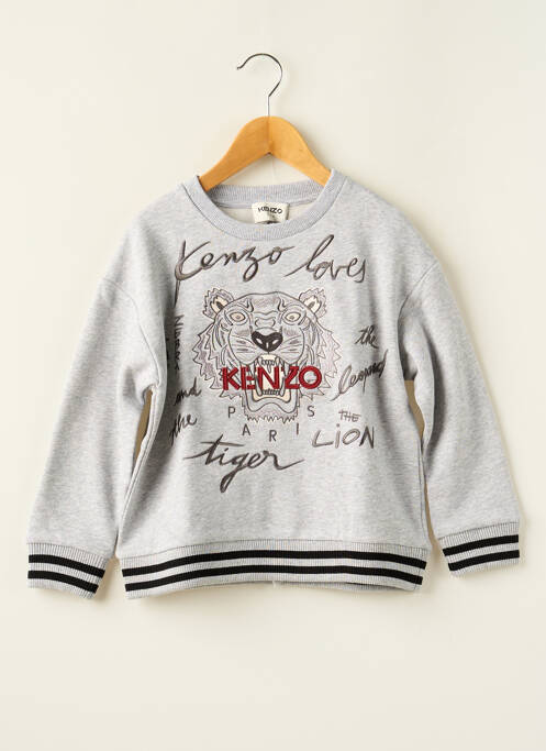 Sweat-shirt gris KENZO pour garçon