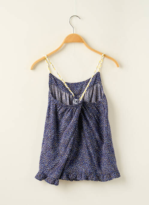 Top bleu 3 POMMES pour fille