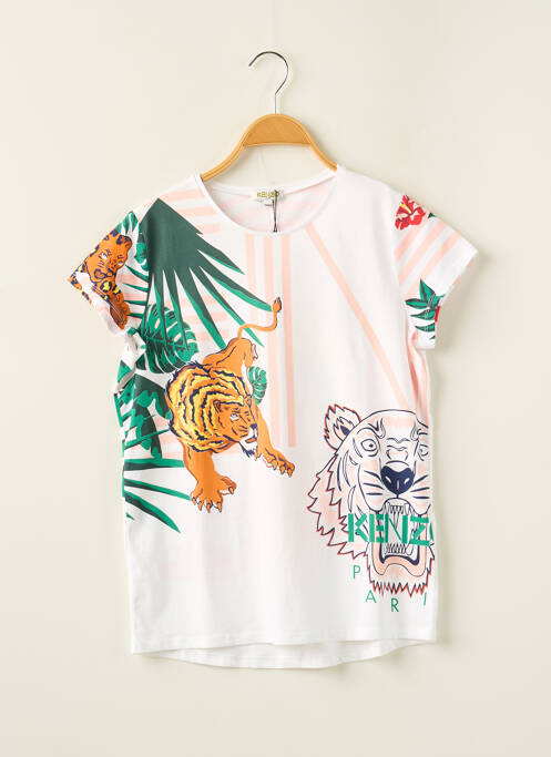 T-shirt blanc KENZO pour fille