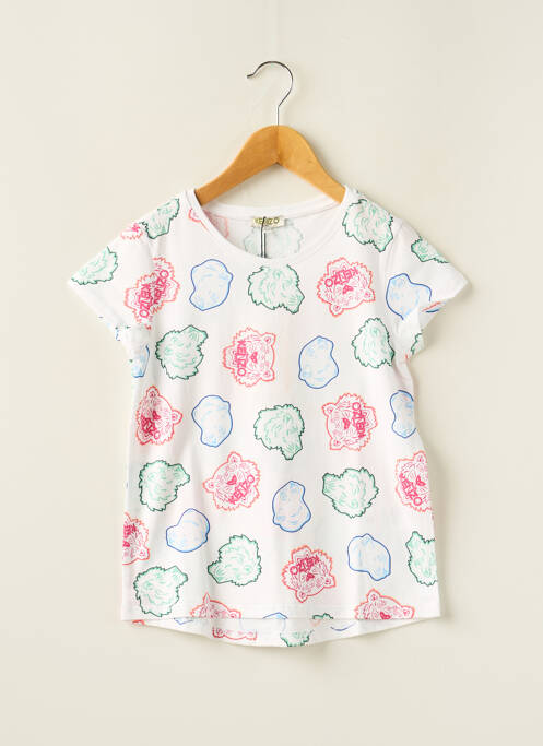 T-shirt blanc KENZO pour fille