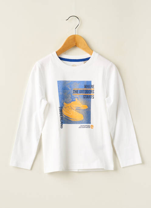 T-shirt blanc TIMBERLAND pour garçon