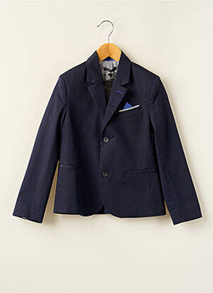 Blazer poches bleu LITTLE COUTURE garçon