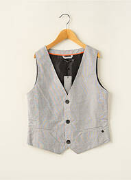 Gilet sans manche poches gris LITTLE COUTURE garcon