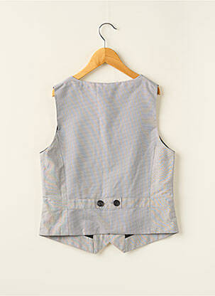 Gilet sans manche coupe droite gris LITTLE COUTURE garçon