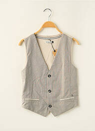 Gilet sans manche coupe cintrée beige JEAN BOURGET garcon