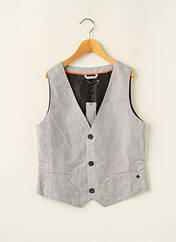 Gilet sans manche gris LITTLE COUTURE pour garçon seconde vue