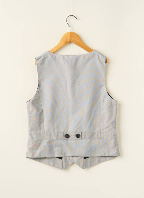 Gilet sans manche coupe droite gris LITTLE COUTURE garcon