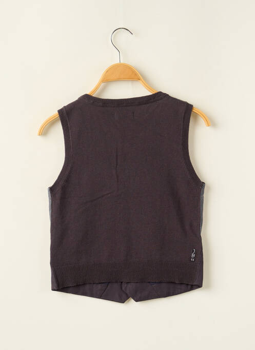 Gilet sans manche coupe cintrée bleu JEAN BOURGET garcon