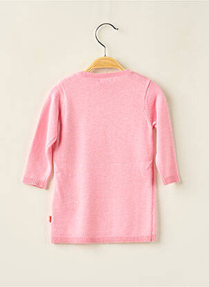 Robe pull sérigraphie manches longues rose BILLIEBLUSH fille