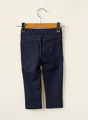 Jegging tissage jersey taille élastique bleu 3 POMMES fille