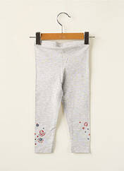 Legging gris 3 POMMES pour fille seconde vue