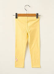 Legging jaune 3 POMMES pour fille seconde vue