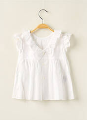 Robe mi-longue blanc MAYORAL pour fille seconde vue