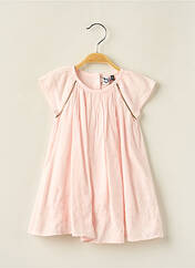 Robe mi-longue rose 3 POMMES pour fille seconde vue