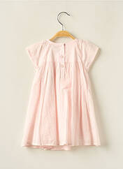 Robe mi-longue rose 3 POMMES pour fille seconde vue